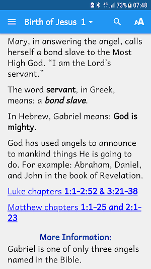 Birth of Jesus - Bibleview Screenshot 2