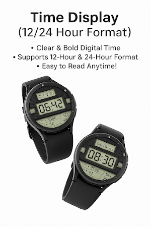 Digitec LCD Display WatchFace Screenshot 2