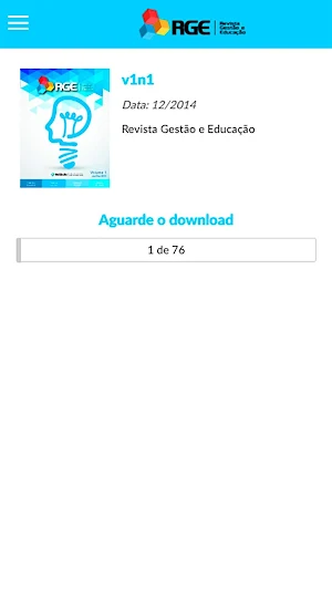 Revista Gestão e Educação Screenshot 3