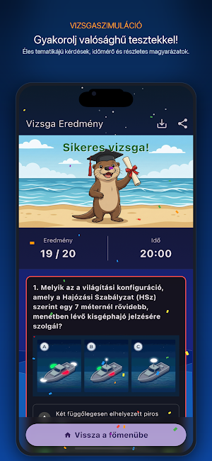 Hajóra Fel! - Hajós vizsga Screenshot 1