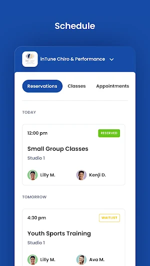 inTune Chiro & Performance Screenshot 2