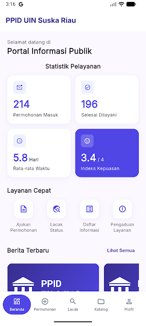PPID UIN Suska Riau Screenshot 2