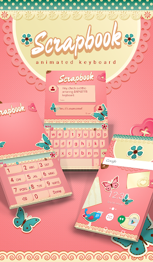 Scrapbook Animated Keyboard Screenshot 0