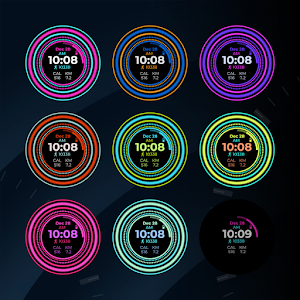 Neon Ring - watch face Screenshot 2