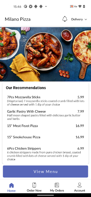Milano Pizza Screenshot 1