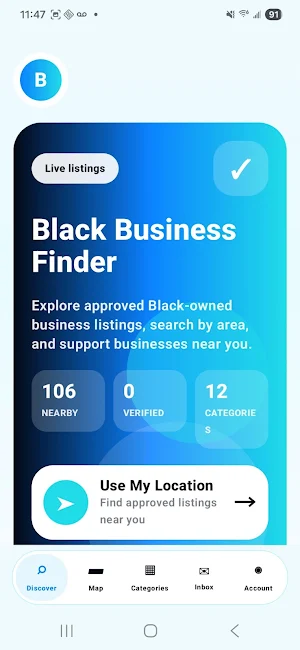 Black Business Finder Screenshot 0