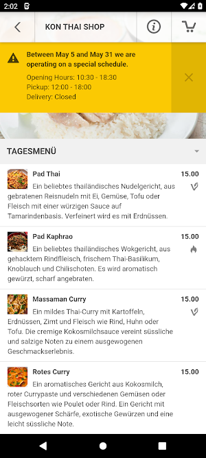 Kon Thai Shop - Takeaway Screenshot 2