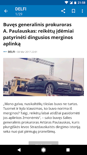 Lithuania News (Naujienos) Screenshot 2