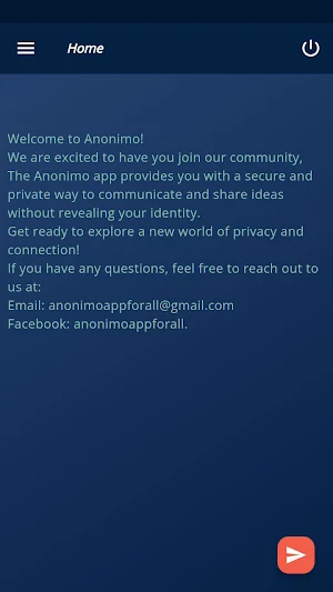 Anonimo - chat app Screenshot 3