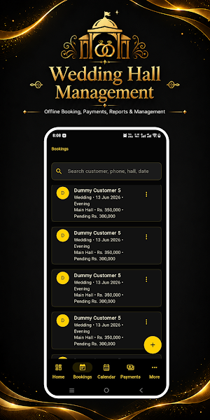Wedding Hall Manager Screenshot 3