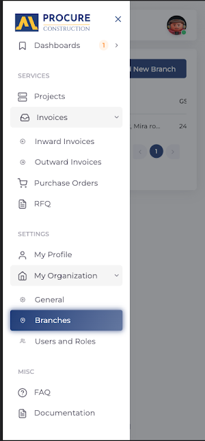 MProcure - Construction Screenshot 1