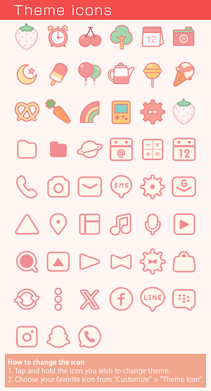 Pastel Gingham & Strawberries Screenshot 3
