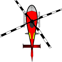 Helicopter Over The River