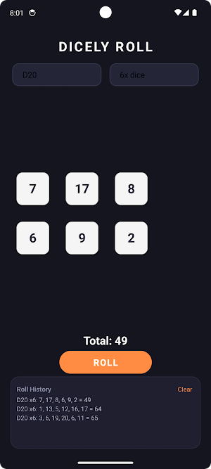 Dicely Roll Screenshot 0