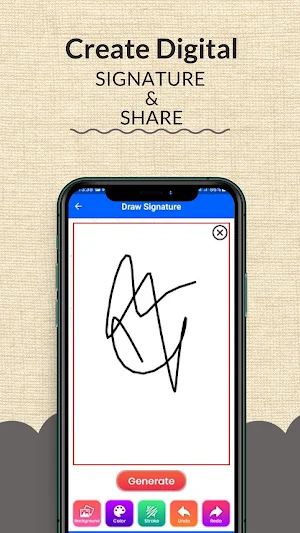 Signature, QR, Barcode Maker Screenshot 1