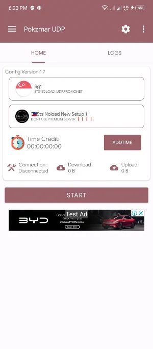 Pokzmar UDP Screenshot 0