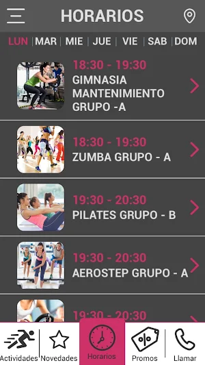 Área Fitness Screenshot 2