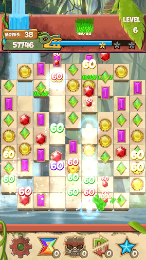Jewels of the Jungle: Match 3 Screenshot 1