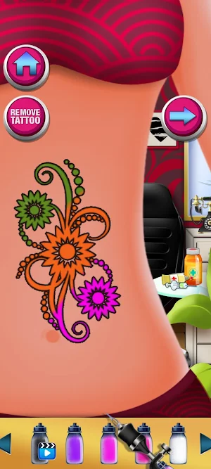 Ink Tattoo Drawing Master Game Screenshot 3