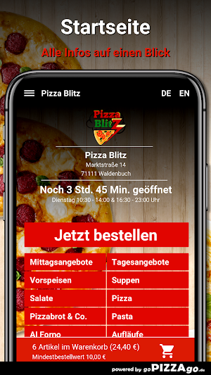 Pizza Blitz Waldenbuch Screenshot 1