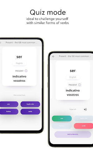 Spanish Verb Trainer: Learn verb conjugations Screenshot 2
