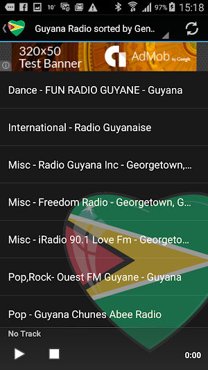Guyana Radio Stations Screenshot 2
