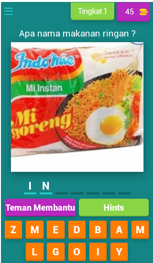 Game gambar makanan ringan Screenshot 0