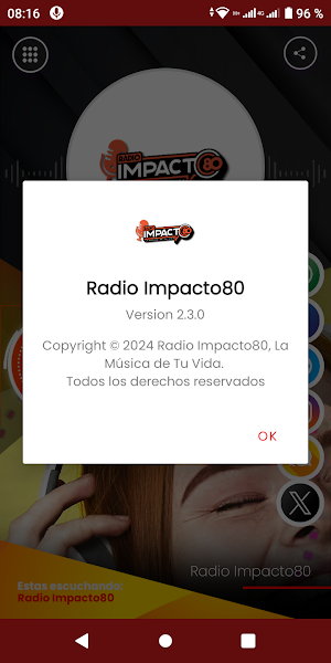 Radio Impacto80 Screenshot 3