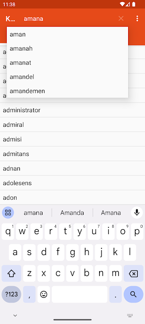 Kamus Dasar Bahasa Indonesia Screenshot 2