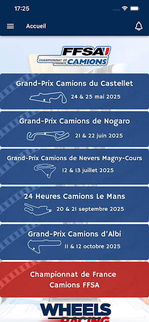 Championnat de France Camions Screenshot 0