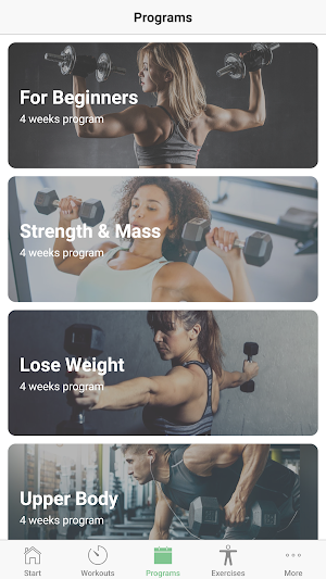 Dumbbell Workout Plan Screenshot 1