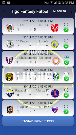 Fantasy Futbol El Salvador Screenshot 1