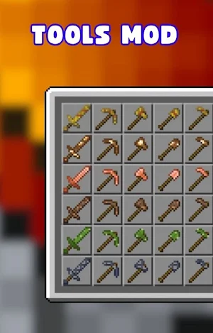 Tools Item Mod For MinecraftPE Screenshot 0
