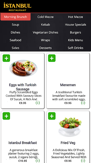 Istanbul Restaurant Sidwell Screenshot 1