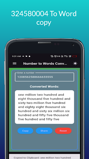 Number to word converter plus Screenshot 3