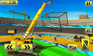 Football Stadium Builder: New 3D Construction Game Screenshot 1