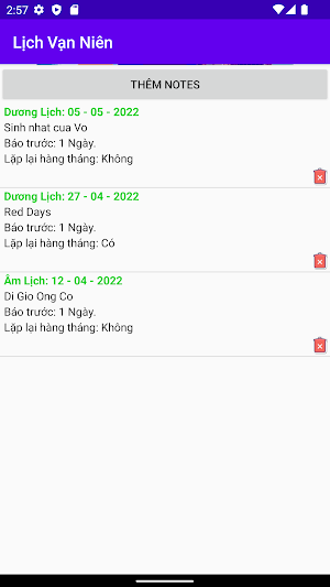 Lịch Vạn Niên Plus Screenshot 1