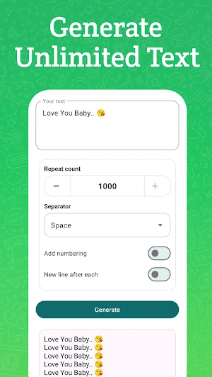 Txt Repeater Screenshot 1