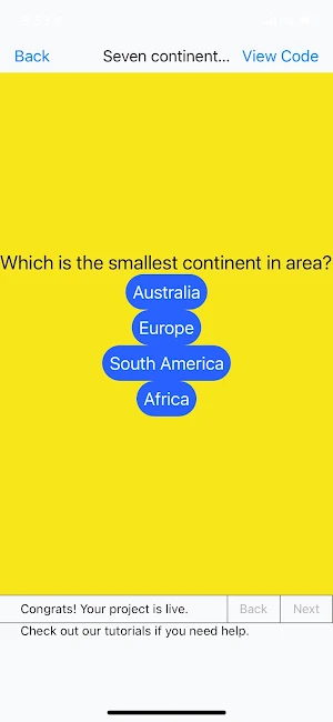 Seven Continent Quiz Screenshot 1