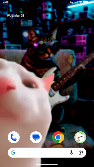 Vibing Cat Wallpaper (CatJAM) Screenshot 0