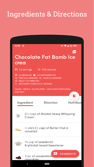 Keto Desserts Cookbook Screenshot 2