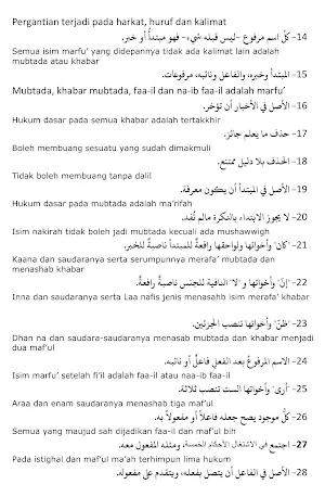 Terjemahan 100 Qaidah Nahwu Screenshot 2
