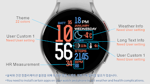 IWF Digital Pro II watch face Screenshot 1
