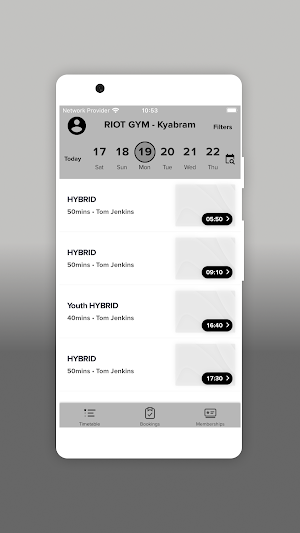 RIOT Gym Screenshot 1