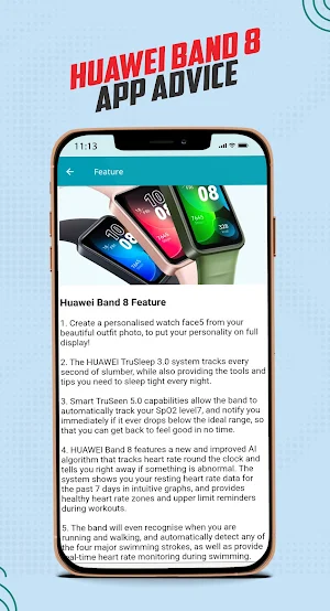 Huawei Band 8 App Advice Screenshot 2
