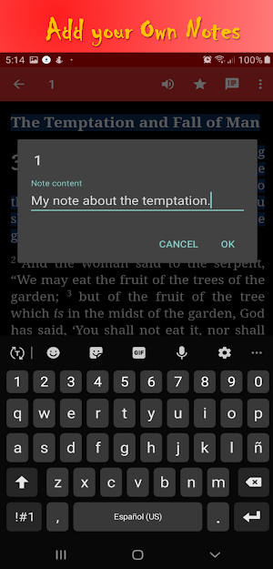 Holy Bible NKJV Screenshot 3