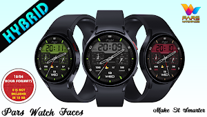 Hybrid Pastel Watch Face Screenshot 1