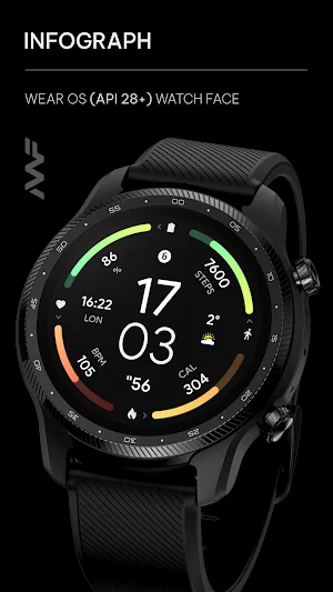 Awf Infograph - watch face Screenshot 0