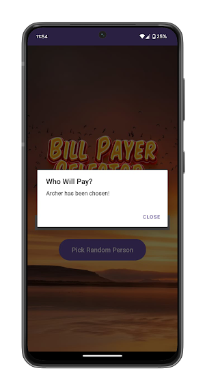 Bill Payer Selector Screenshot 2