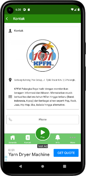 KPFM Palangkaraya screenshot 5